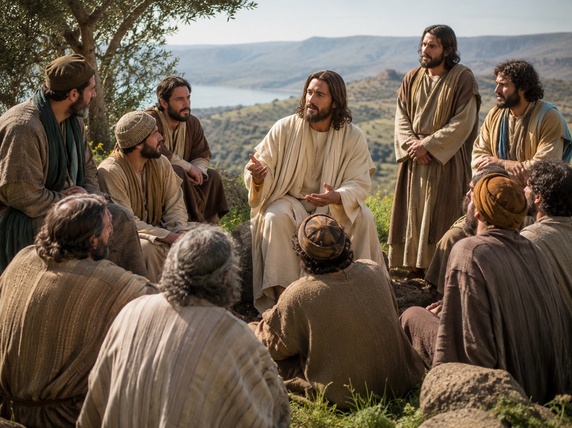 Jesus Teaching Disciples